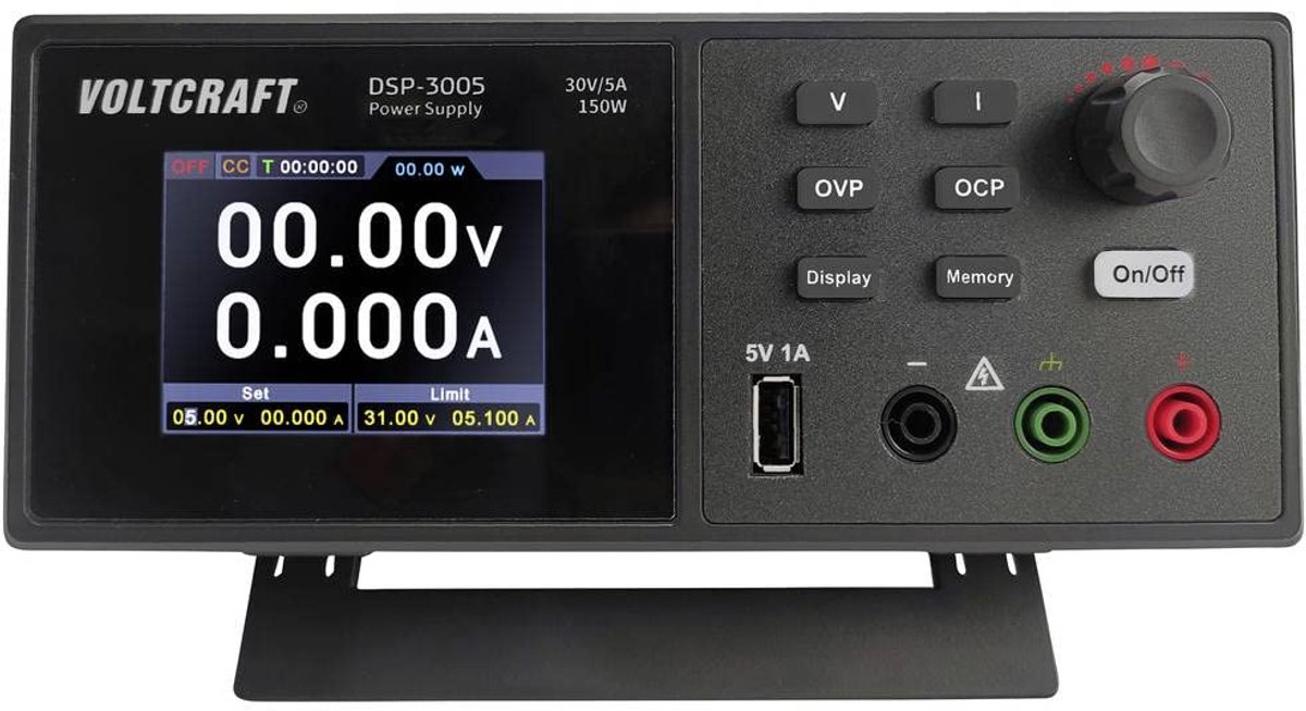 Instelbare Laboratoriumvoeding 0-30V 0-5A 150W met USB-besturing
