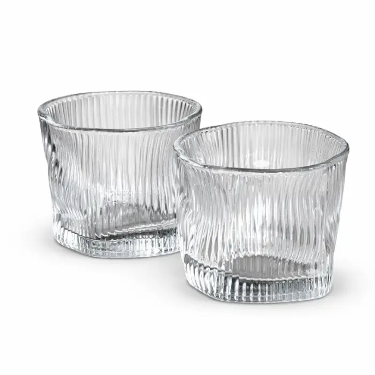 Bavary Collection – drinkglazen 6x220 ml – Wave Lines – golfranddesign – helder
