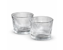 Bavary Collection – drinkglazen 6x220 ml – Wave Lines – golfranddesign – helder