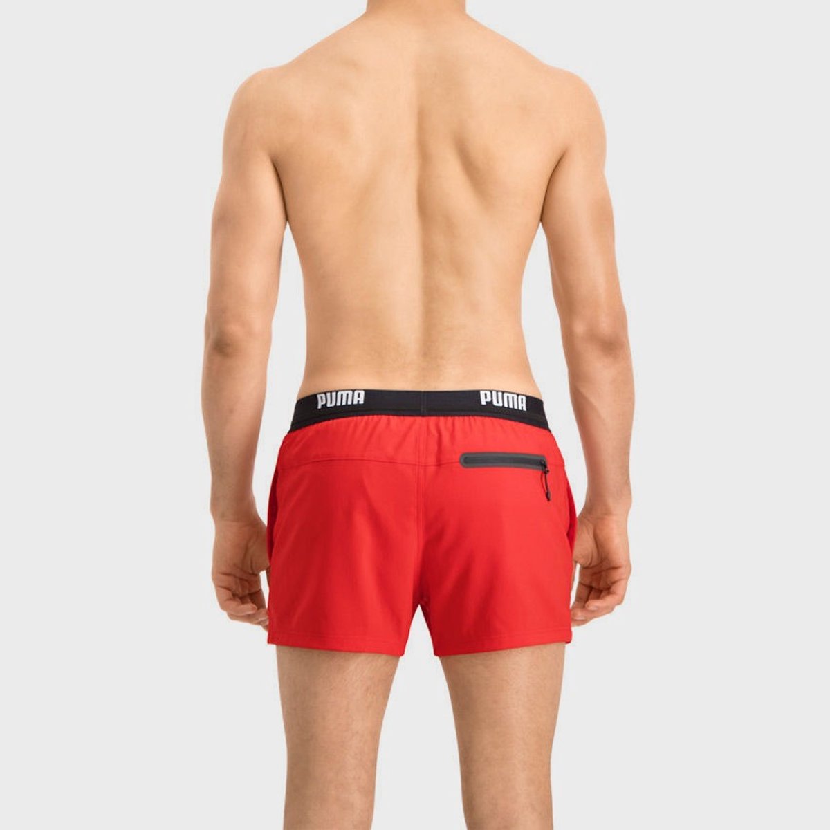 PUMA Swim Logo Short Heren Zwembroek - rood — afbeelding 13
