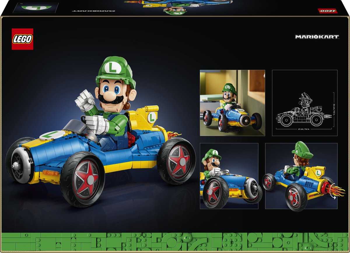 LEGO Super Mario Kart™ – Luigi & Mach 8 - 72050 — afbeelding 13