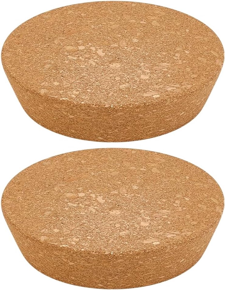 2x Grote Tapse Kurken voor Potten en Flessen - XL Kurken Deksel