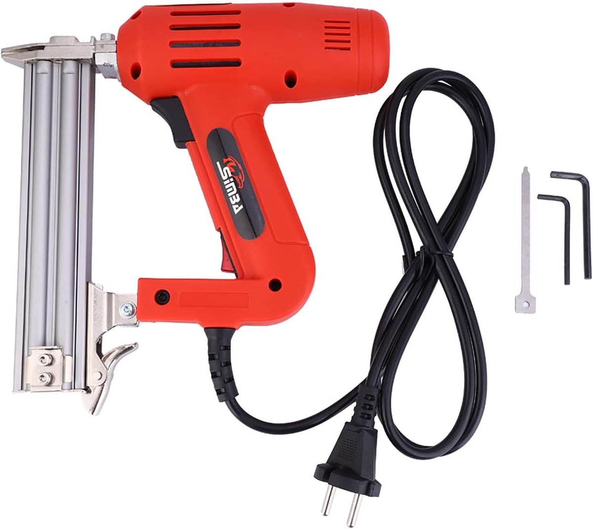 Allecto - Elektrische Nagelapparaat - Hoge Prestaties - 2200W - Spijkermagazijn 100 stuks - F30 Rechte Nagels - Geschikt voor Houtbewerking - EU Plug