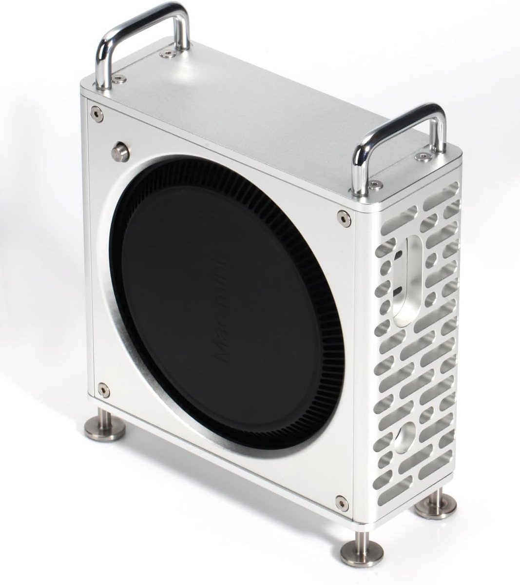 Aluminium Standaard voor Mac Mini 2024 (M4/Pro) - Desktop Behuizing met Optimale Koeling