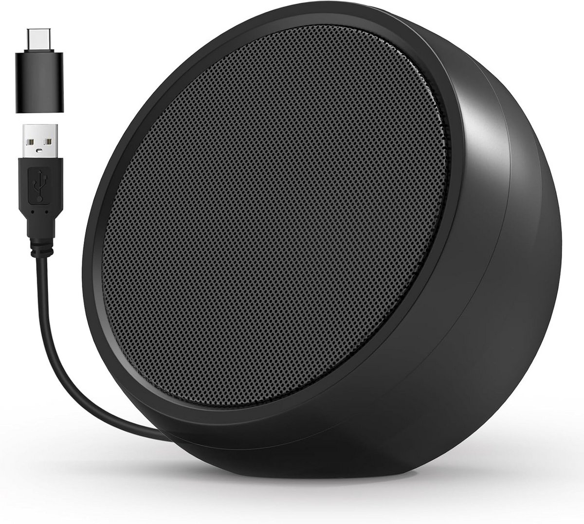 Plug & Play USB PC Luidsprekers met Kristalhelder Geluid en Diepe Bass