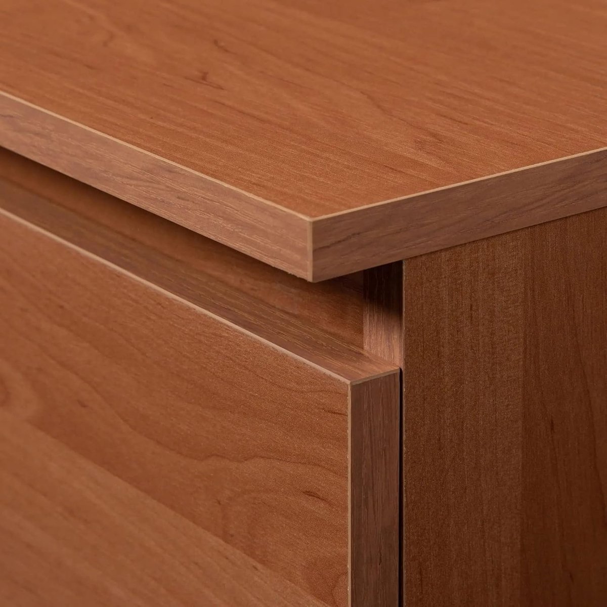 Tweedeurs Kledingkast Casa Velluto NordicWardrobe – 90 cm Breed Slaapkamerkast met 2 Laden, Planken en Kledingstang – Gelamineerd 16 mm – Elzen – Minimalistisch, Duurzaam en Slijtvast