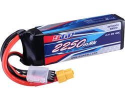Oplaadbare 11.1V 3S Lipo Batterij 2250mAh 40C Soft Pack met XT60 Plug voor RC Vliegtuigen en Drones