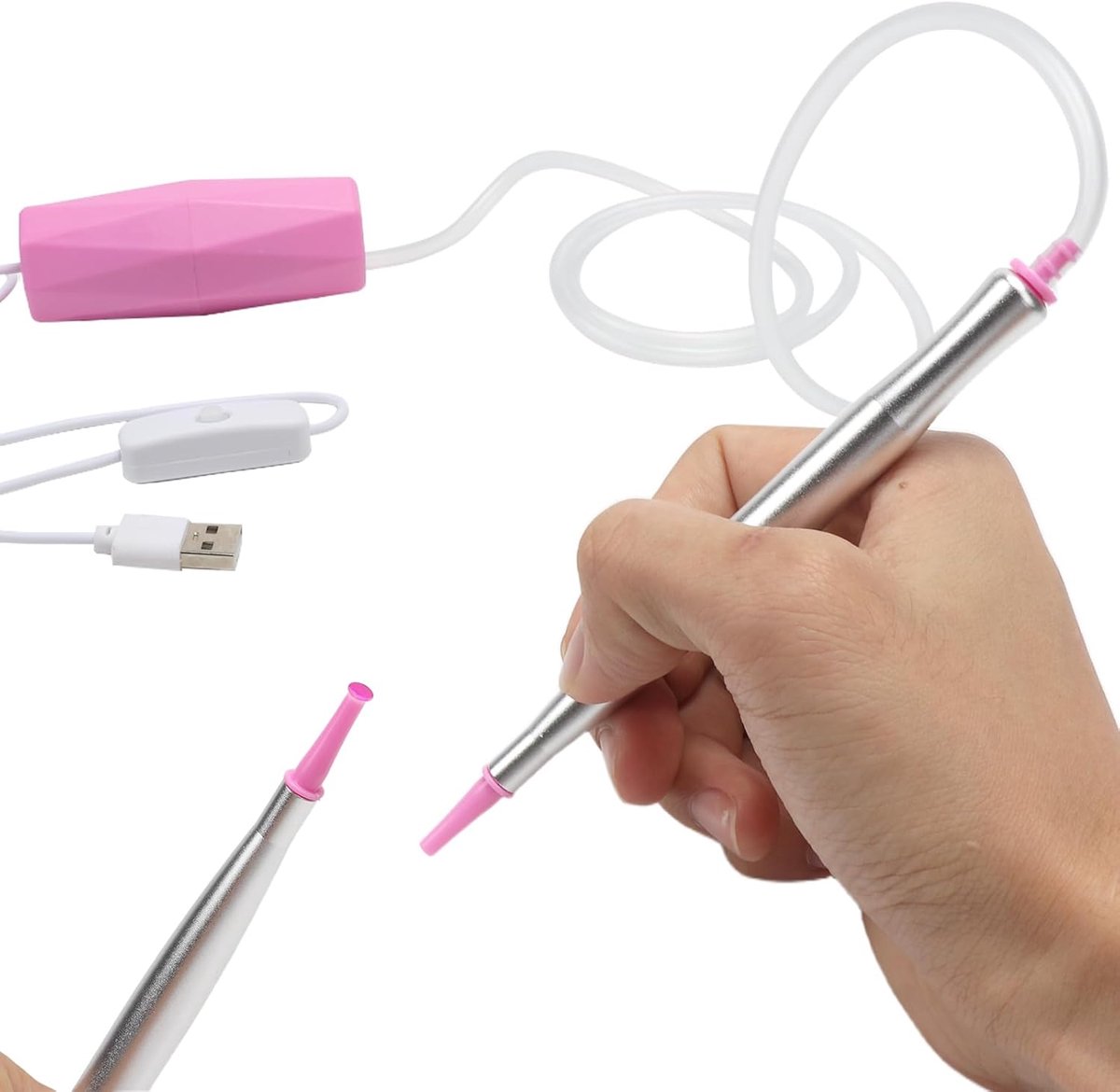 Elektrische Diamantpen met Vacuüm voor Diamond Painting Hobby - DIY Diamant Kunst Gereedschap