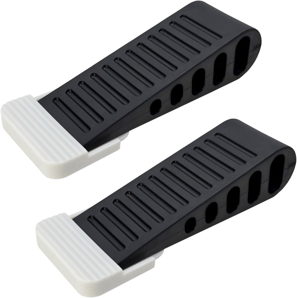 Antislip Deurstoppers van Rubber met Zelfklevende Houder - Set van 2 voor Thuis en Kantoor - Duurzaam en Veilig