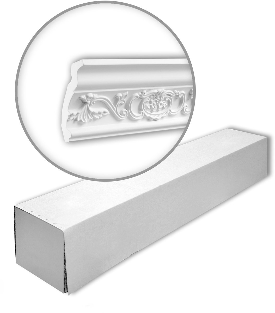 Profhome 150162 1 doos 12 stukken Kroonlijst 24 m
