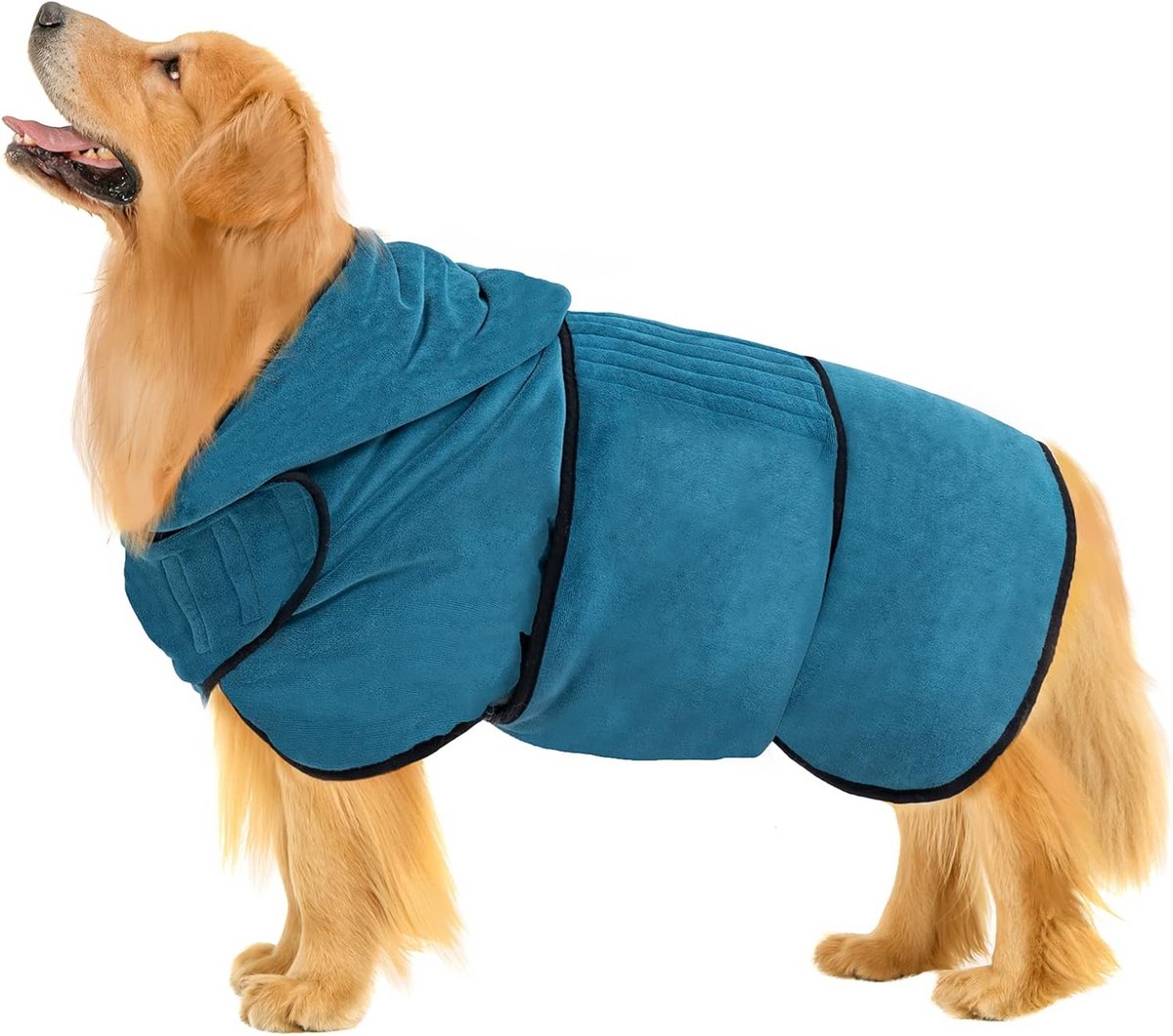 Droogjas voor honden - Microvezel badjas, handdoek voor sneldrogend en absorberend vermogen met capuchon