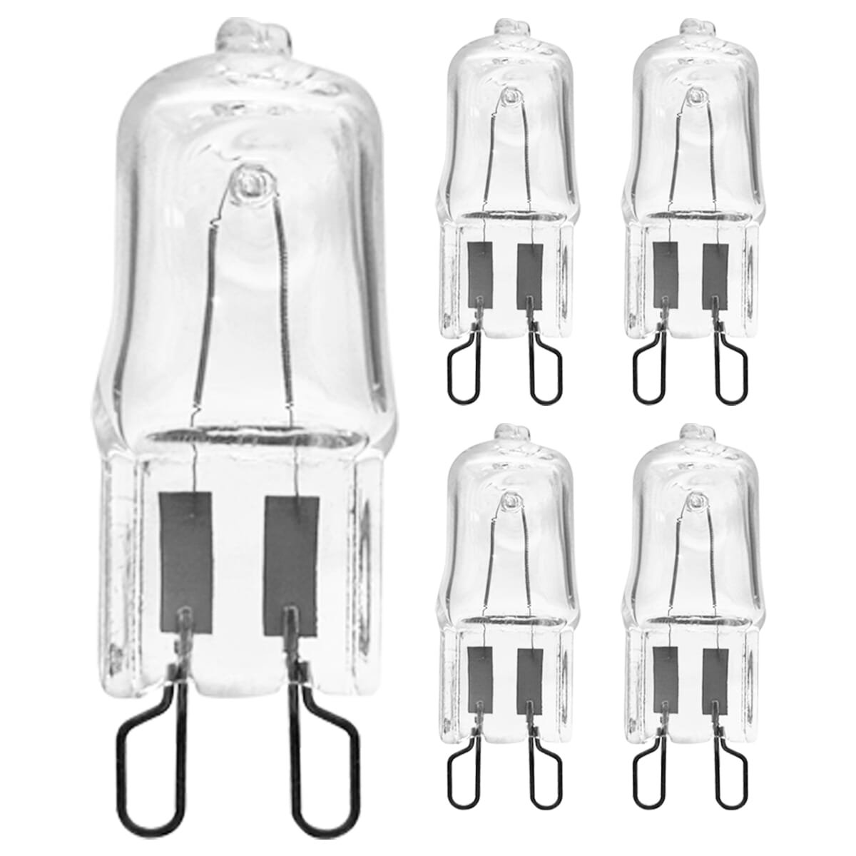 Modee Ovenlamp Halogeenlamp G9 25W 300 Graden - 260lm 230V - Warm Wit Licht - Dimbaar - 5 stuks