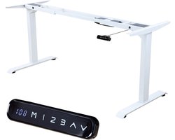 Albatros bureau onderstel LIFT, 2x motoren, elektrisch bureauframe in hoogte verstelbaar met geheugenfunctie voor buro - Bureau poten, Bureau frame, Bureautafel, Burotafel, Secretaire bureau