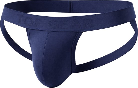 TOF Paris Access Jockstrap Navy - MAAT XL - Heren Ondergoed - Jockstrap voor Man - Mannen Jock