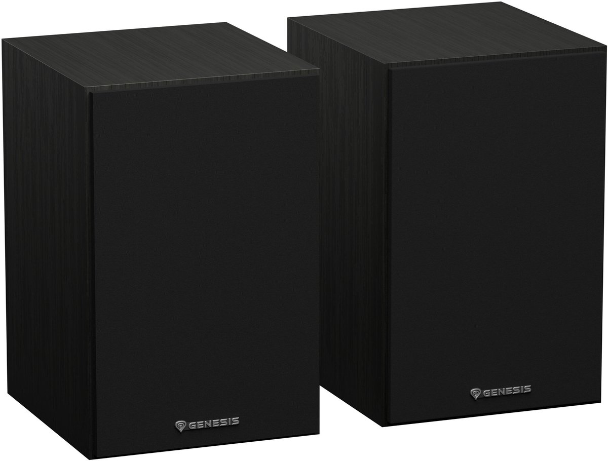 Genesis Arsen 302BT, speakerset 2.0, 20W totaal, Bluetooth 5.3 en bekabeld, zwart