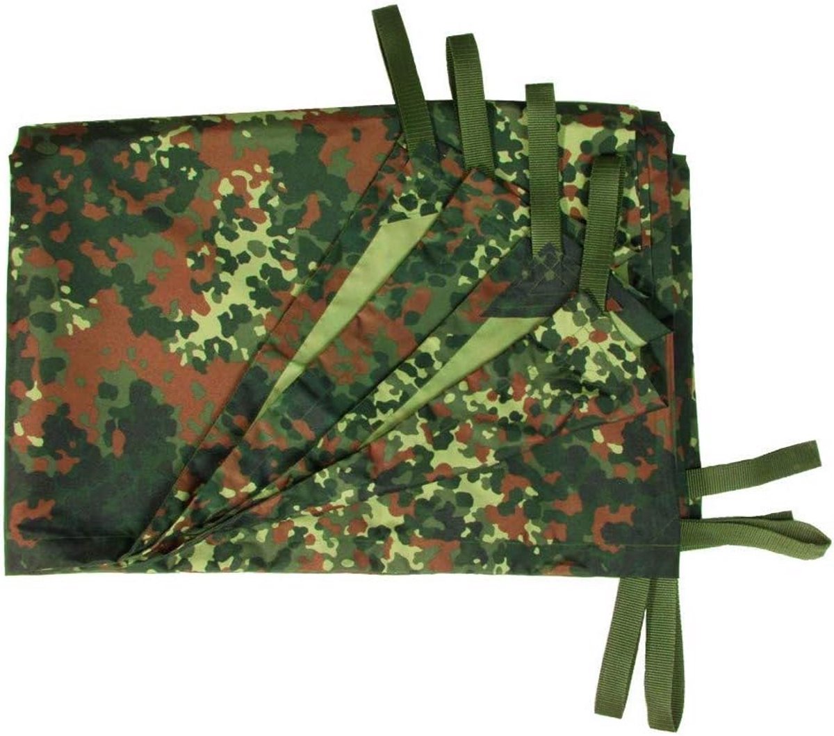 Multifunctioneel zeil voor buitenactiviteiten in camouflage