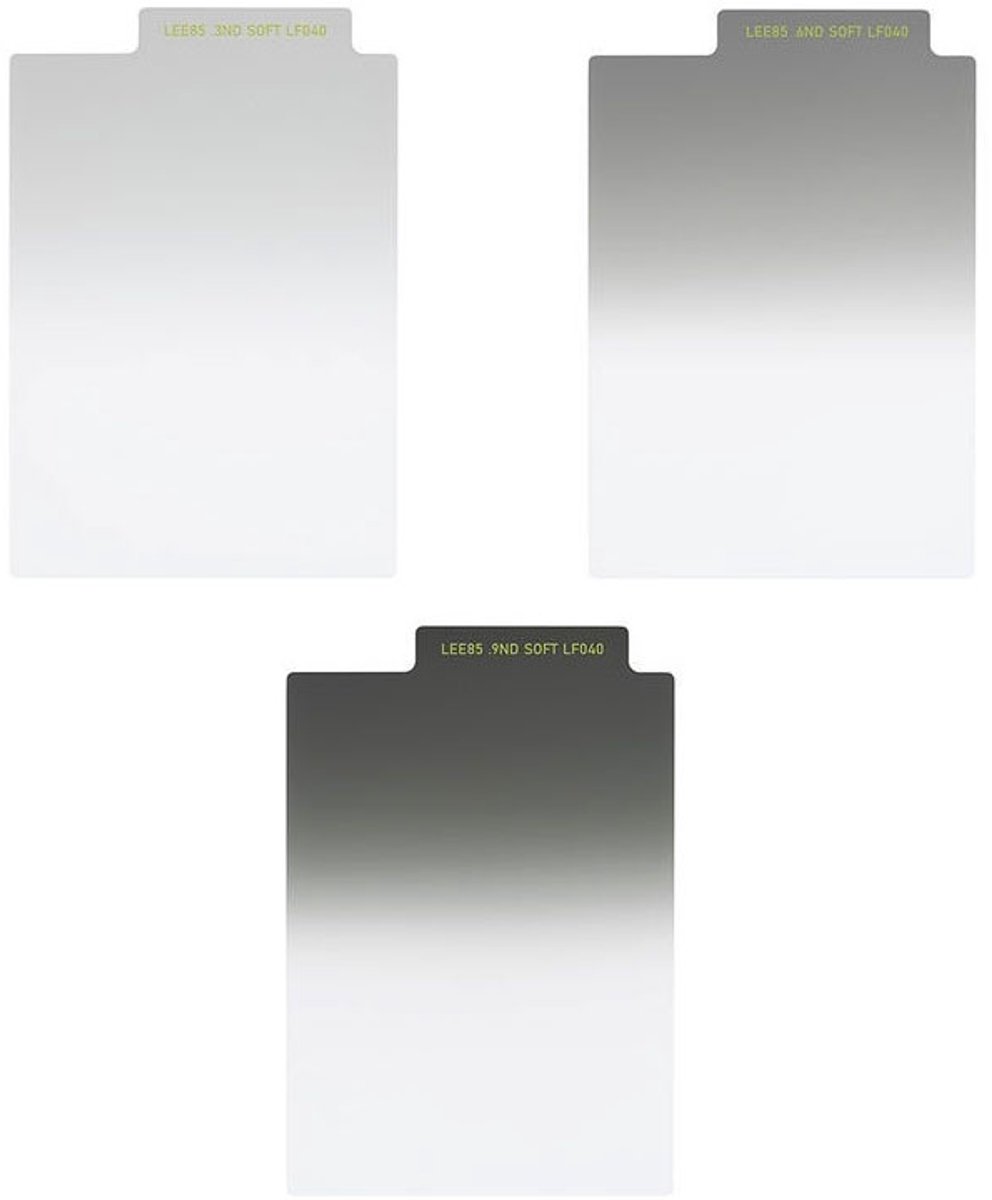 LEE FILTERS Set mit 3 Verlaufsfiltern LEE85 ND Soft 0.3, 0.6, 0.9ND - L85NDGSS