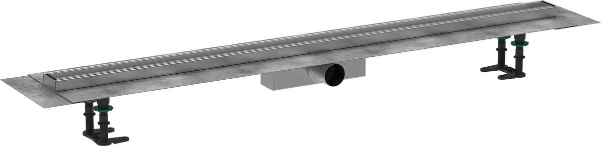 Hansgrohe RainDrain Compact - Douchegoot 120 cm voor tegelvloer, met rooster 56185000
