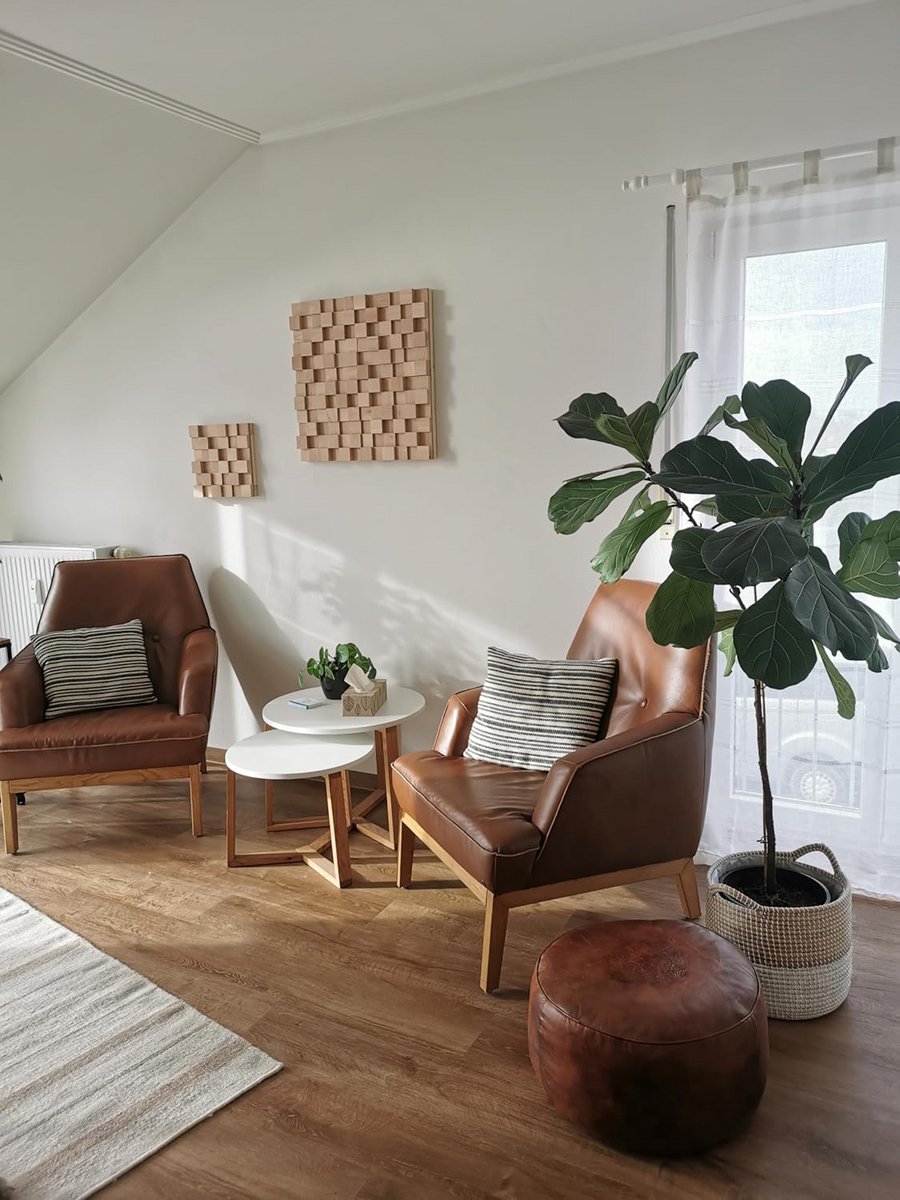 Akoestische Diffuser Set van 9, Houten Wandpanelen voor Geluidsverbetering