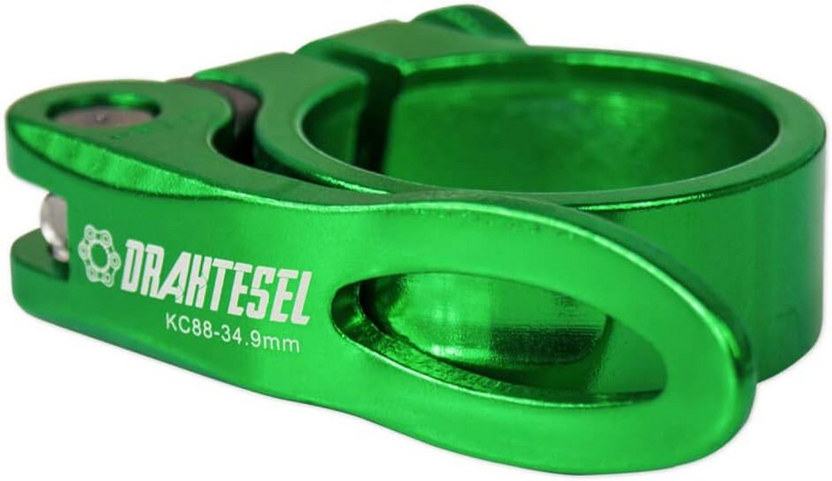 Zadelpenklem Snelspanner voor Fiets - Diverse Kleuren en Maten (30,2 mm Groen)