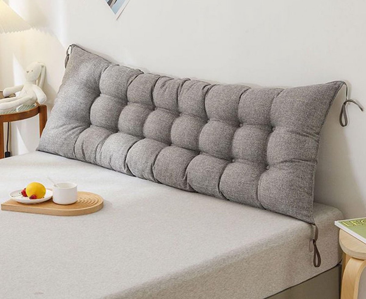 Groot Rugleuning Kussen voor Bed en Sofa - Comfortabel Hoofdeinde en Leeskussen