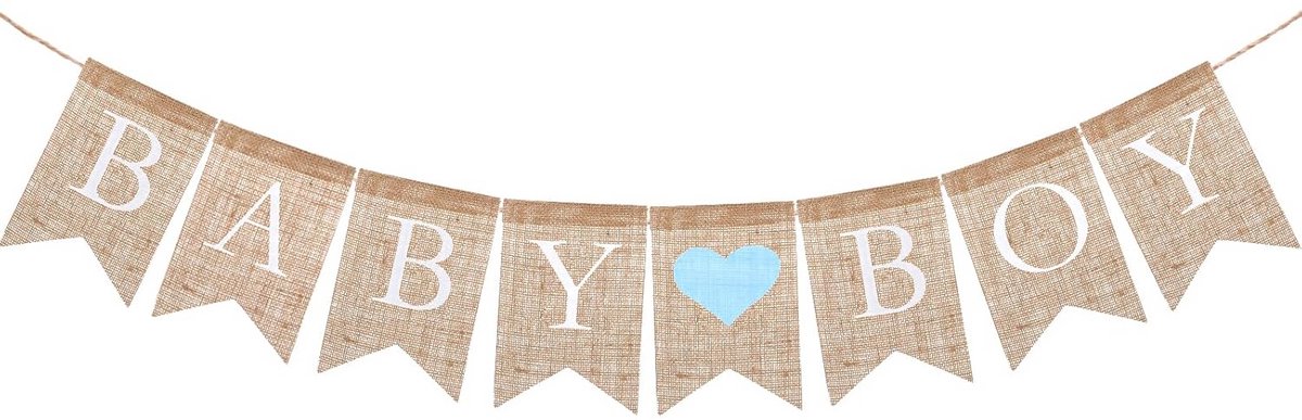 Baby Jongen Douche Decoratie Set - 'It's a Boy' Banner voor Kraamfeest en Gender Reveal