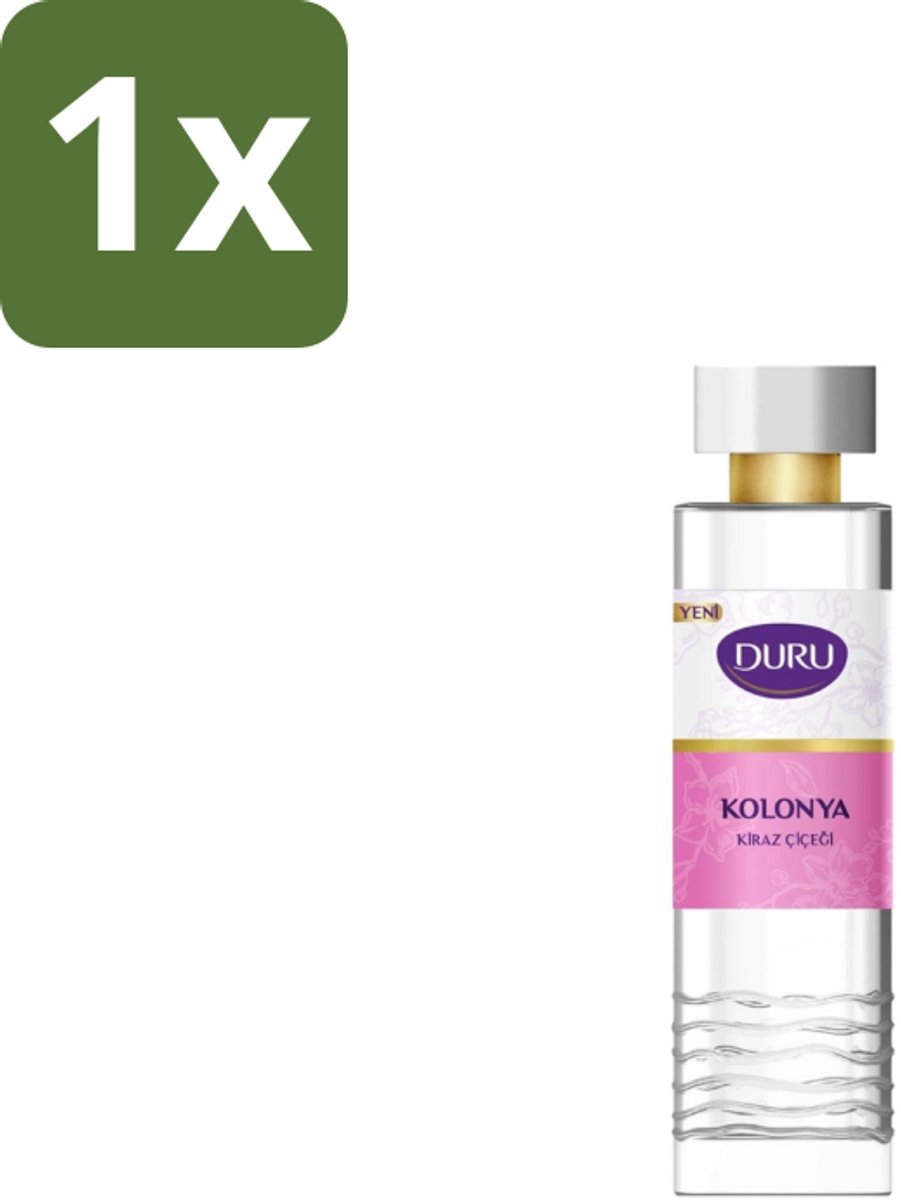 1 x Duru – Eau de Cologne – Kersenbloesem -Handdesinfectie – 400 ml - Eau De Cologne - Kersenbloesem - Hygiëne - Handdesinfectie - Ethanol