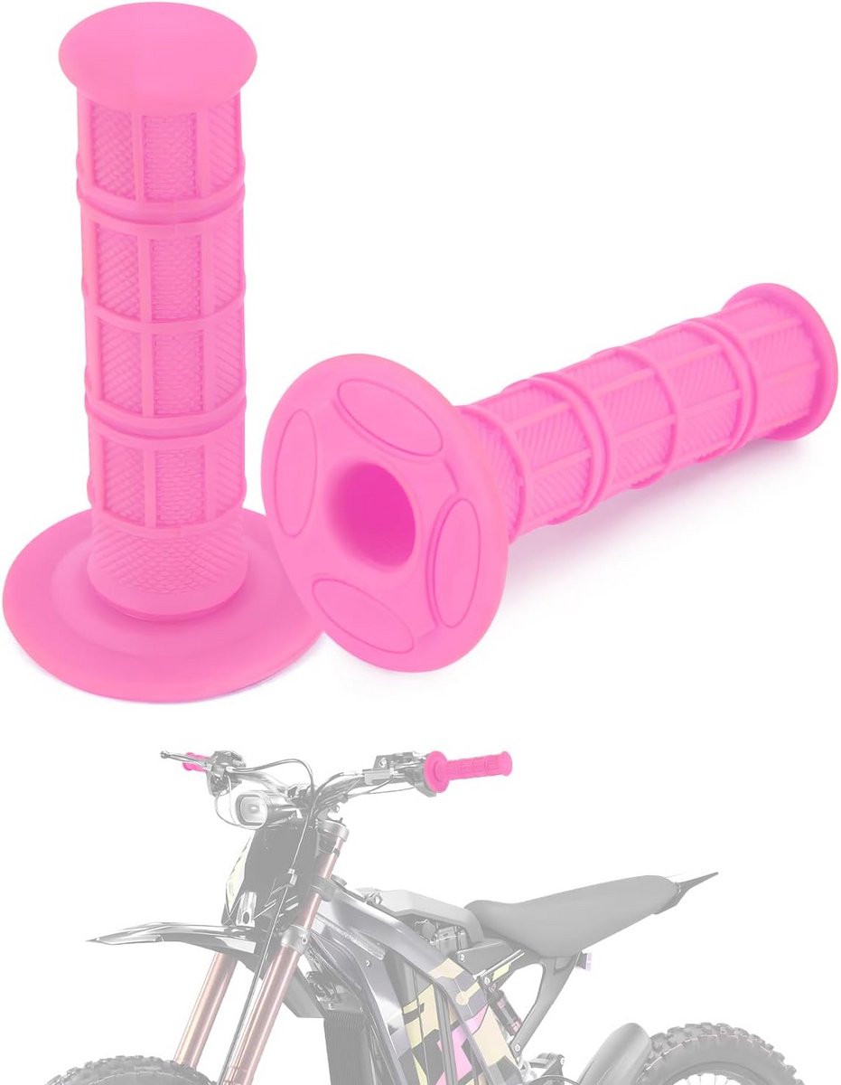 Universele Rubber Stuurhandvaten voor Pitbike en Elektrische Motoren (7/8 Inch)