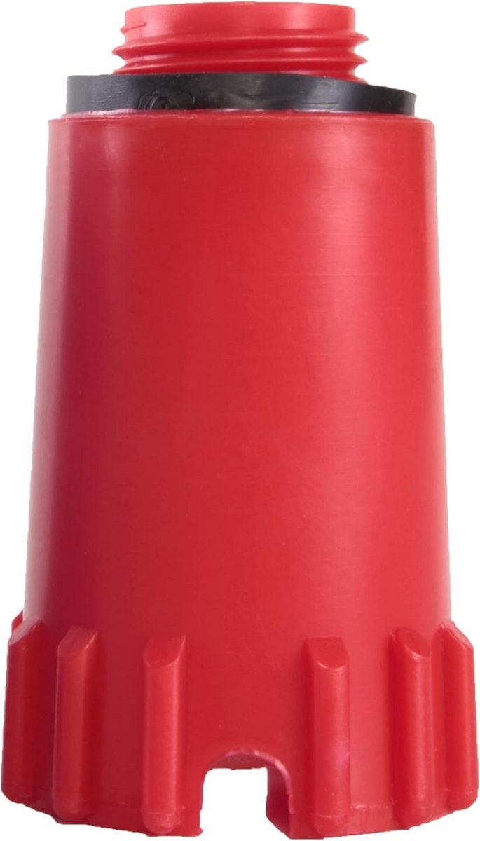 Kunststof Blindstoppen 1/2 Inch Rood - Testdoppen voor Waterleiding Installatie (10 Stuks)
