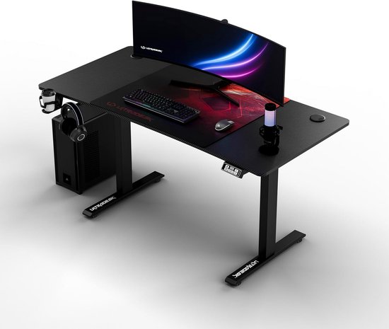 Elektrisch In Hoogte Verstelbaar Gaming Bureau met XXL Muispad — afbeelding 5