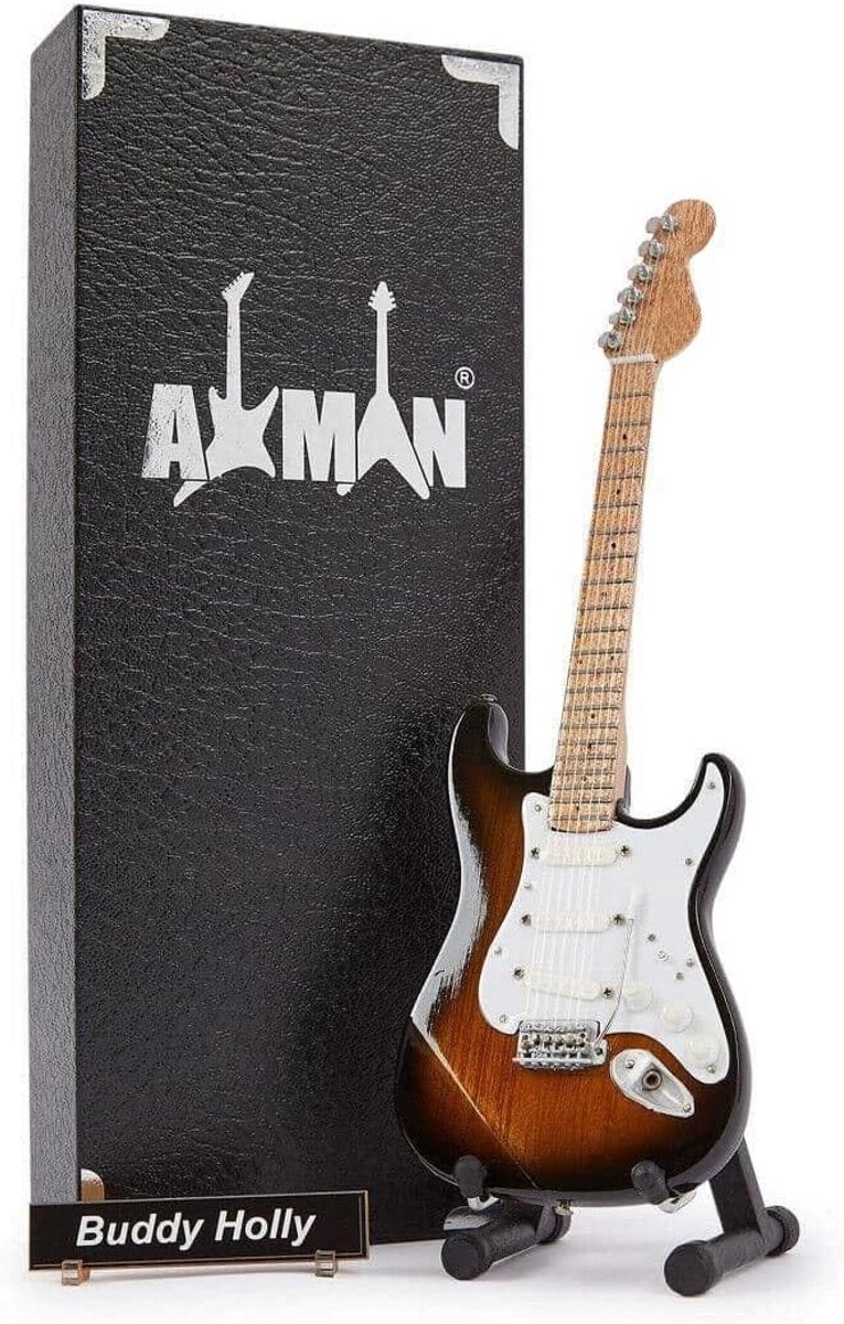 Handgemaakte Miniatuur Gitaar Ornament - Muziekcadeau voor Fans