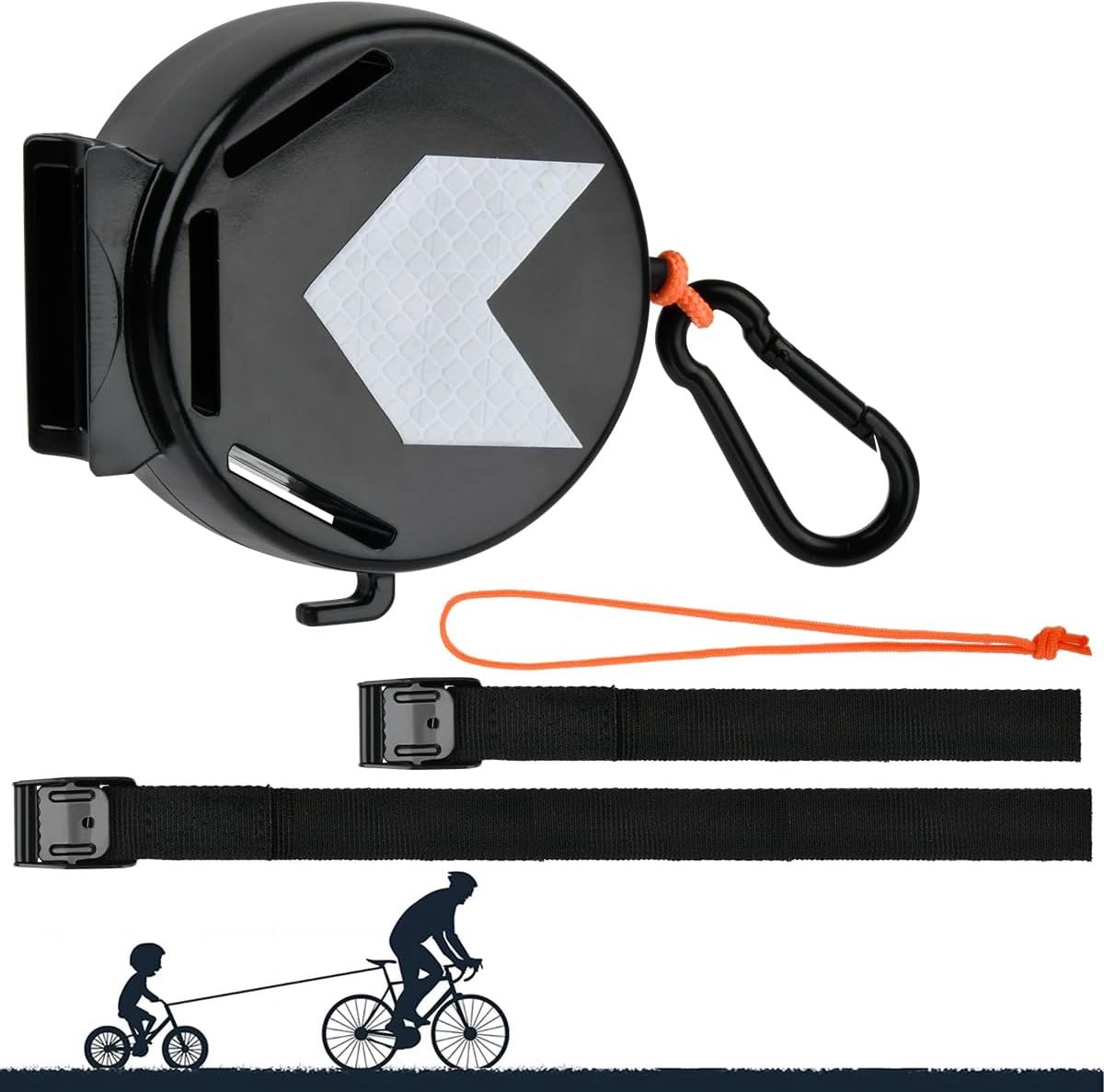 Intrekbaar Fiets Sleepkabel voor Kinderen en Volwassenen – Veilig Fietsen Samen