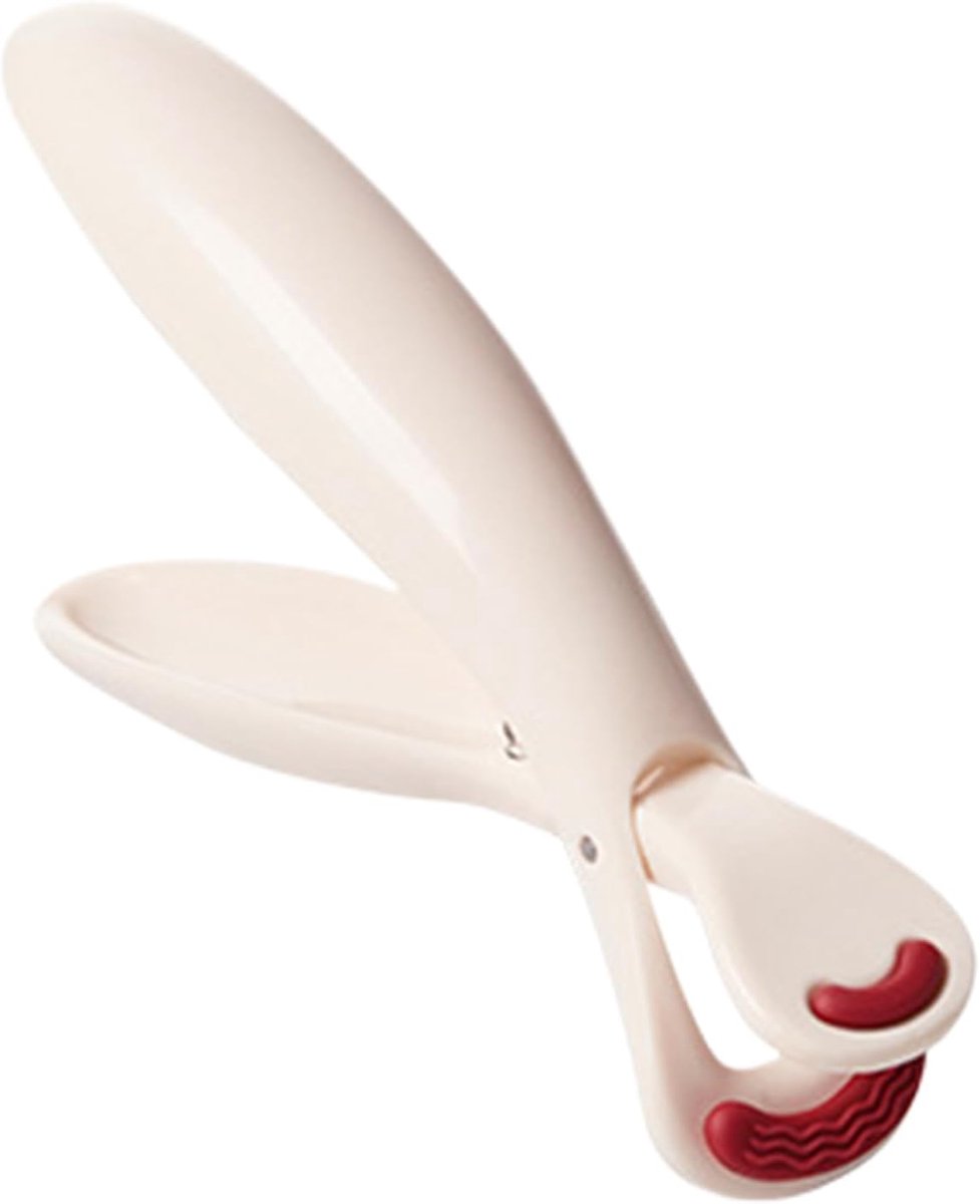 Hittebestendige Tang - Keukengreep - Veilig Vastpakken - Eenvoudige Bediening - 18.9 cm - Wit