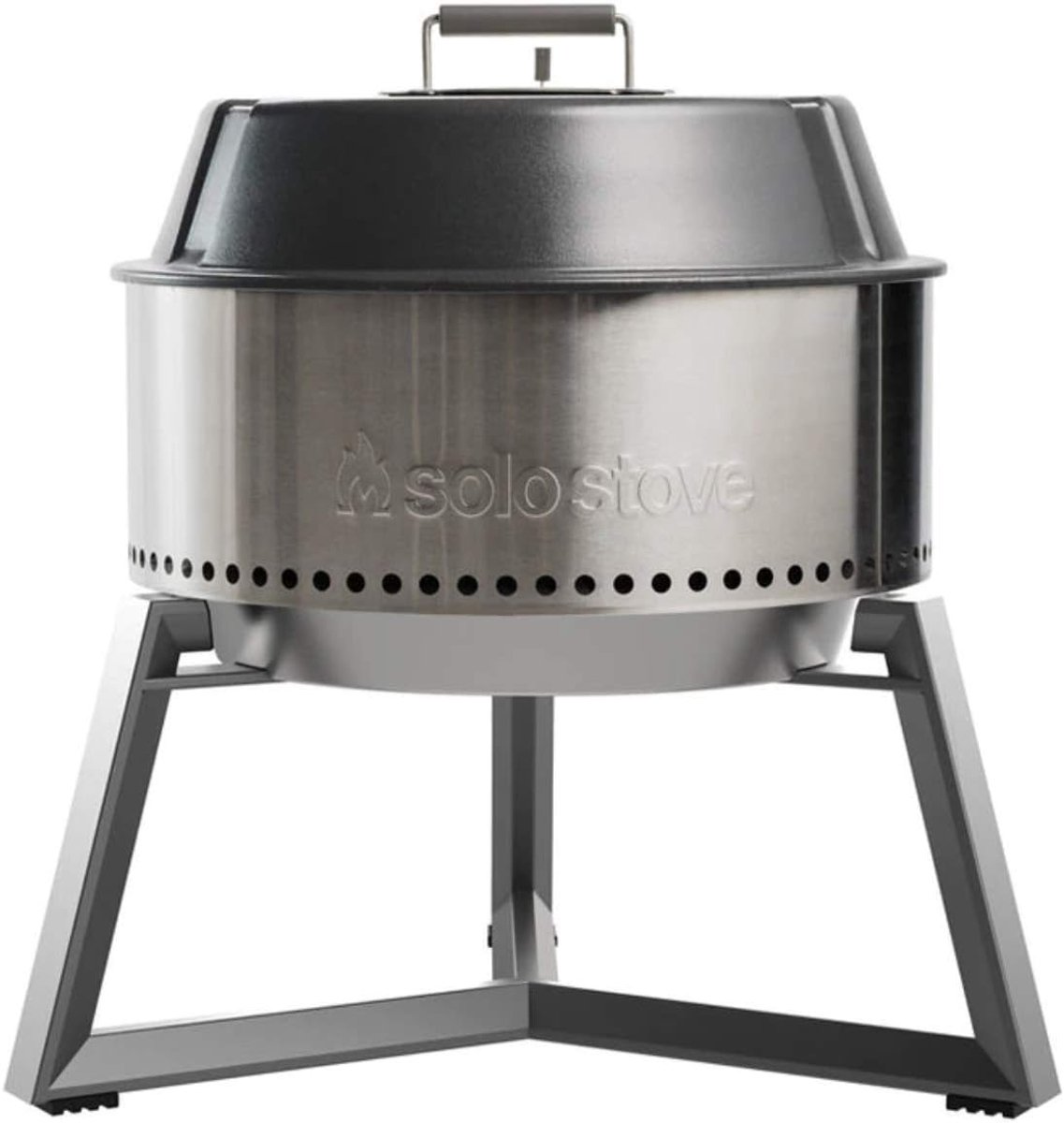 Houtskoolgrill Set - Draagbare BBQ - Buiten Koken - Roestvrij Staal - 66x48x63 cm - Zilver Grijs