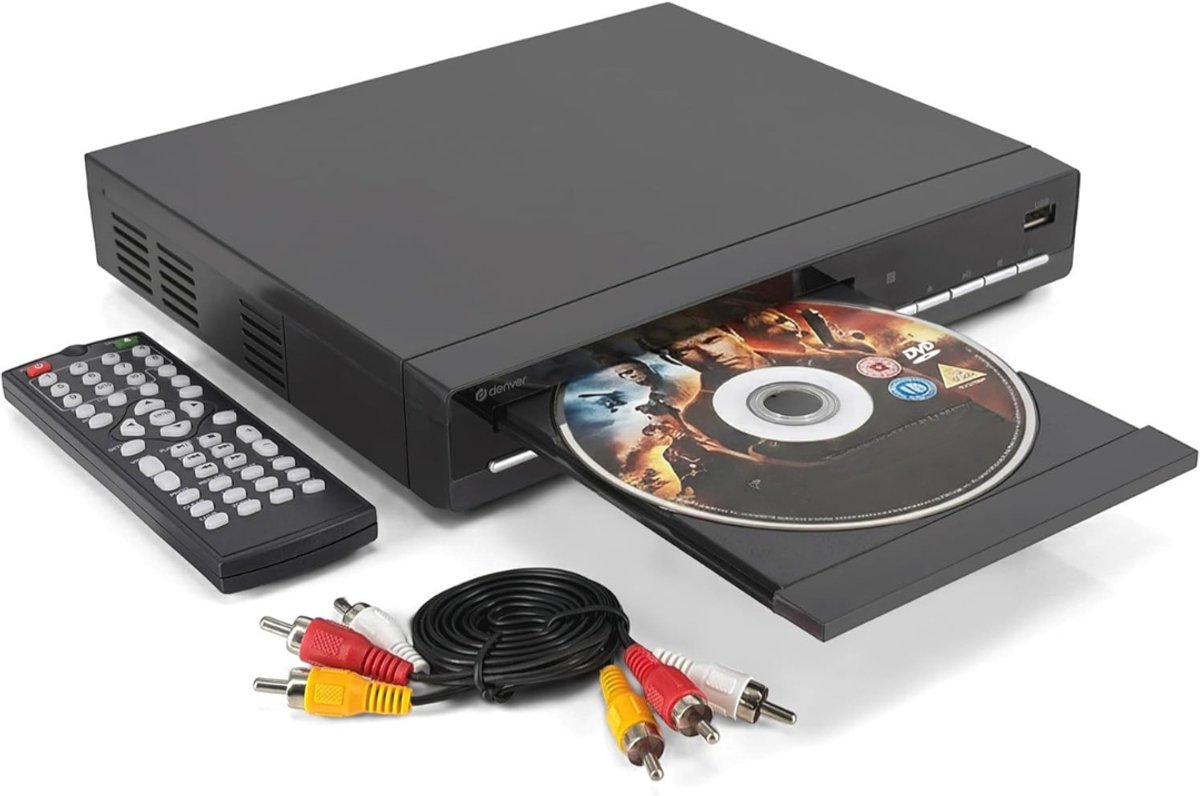 SVN® DVD Speler met HDMI - DVD Speler - Mini DVD Speler - 1080P Full HD - met Toebehoren - Zwart - 22cmx 22cmx 4cm; 9 g