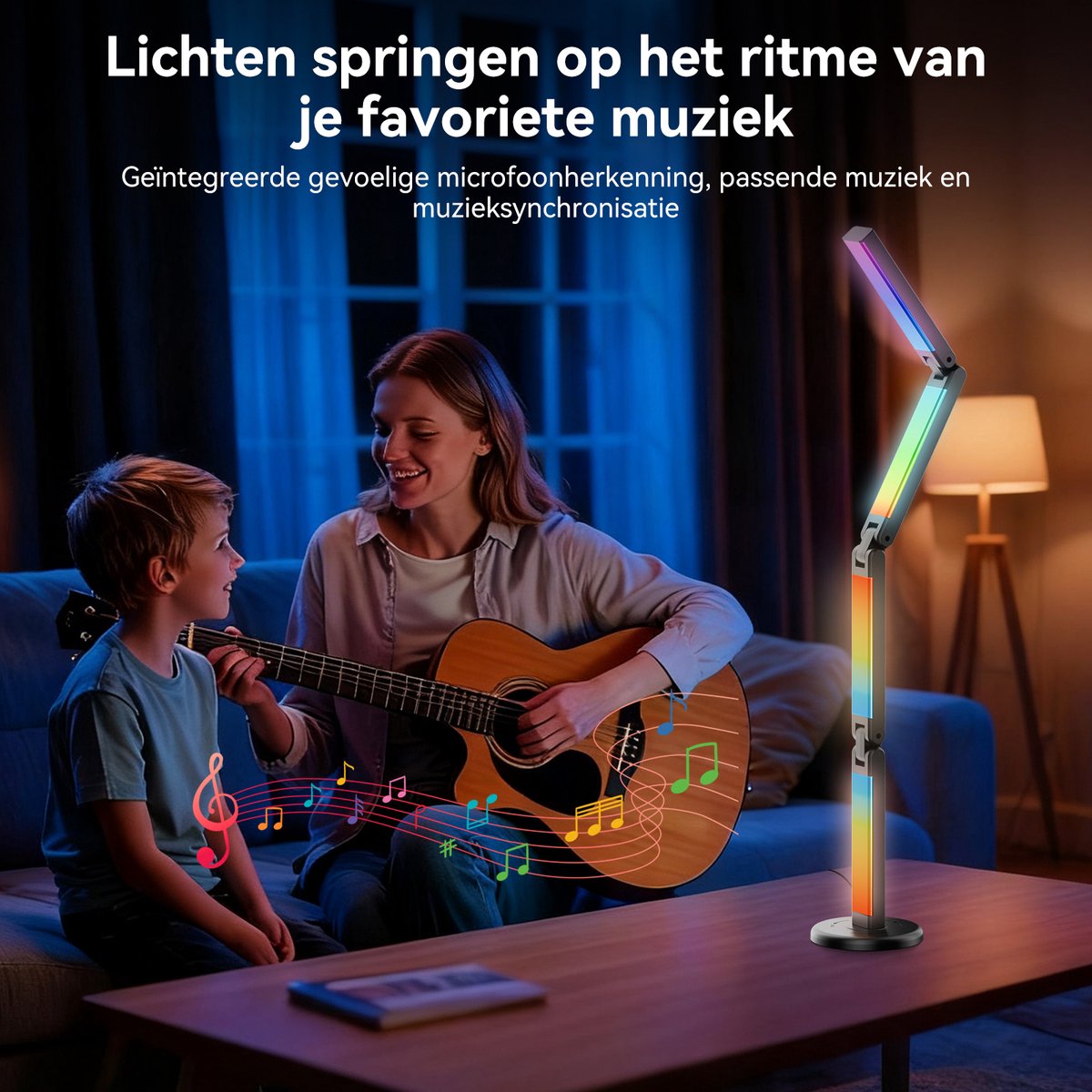 Rayofi Light Bar RGB: 360° RGB-verlichting met muzieksynchro thumbnail 4