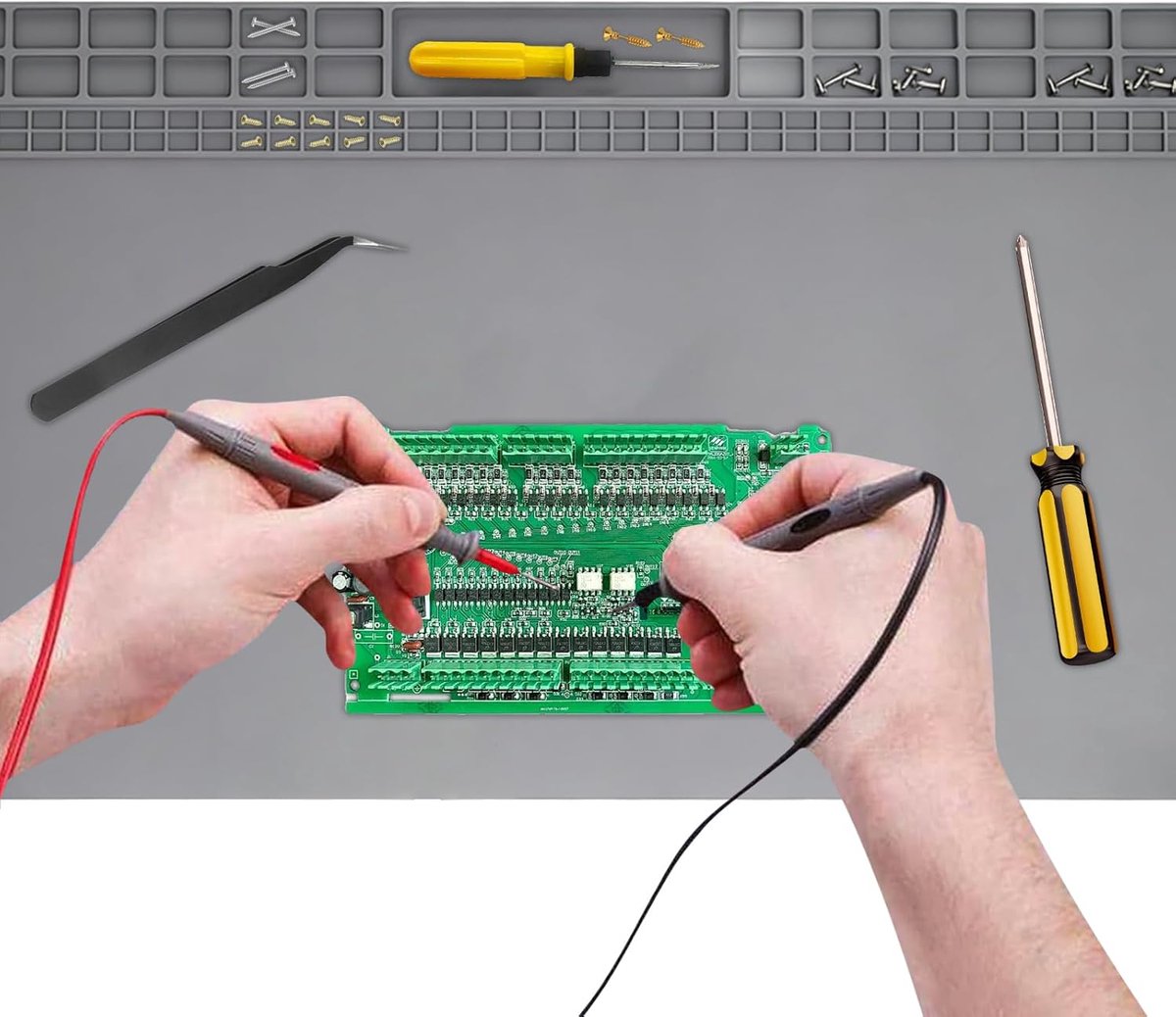 Reparatiemat - Werkmat - Elektronica Reparatie - Hittebestendig Siliconen - 60 x 35 cm