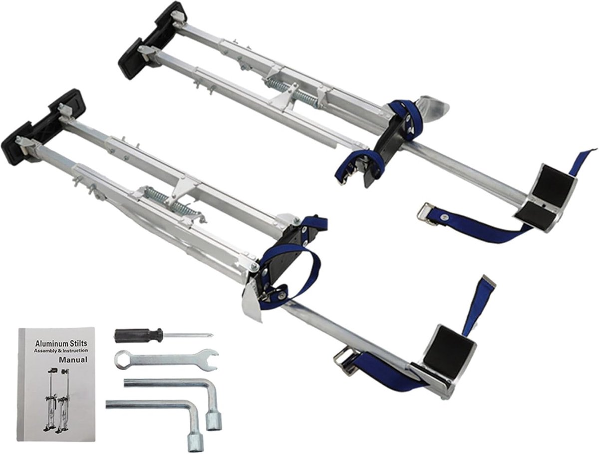 Gipsplaat Stelten - Verstelbare Hoogtes - Luchtwerk - Aluminiumlegering - 36-48 inch - Zilver