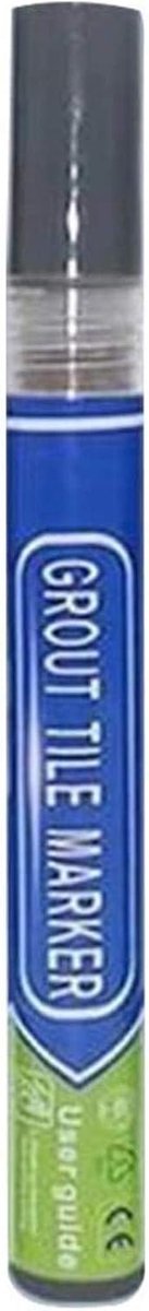 Tegelstift - Reparatiemarker - Mortel Herstellen - Sneldrogend - 2 mm Lijn - Donkergrijs