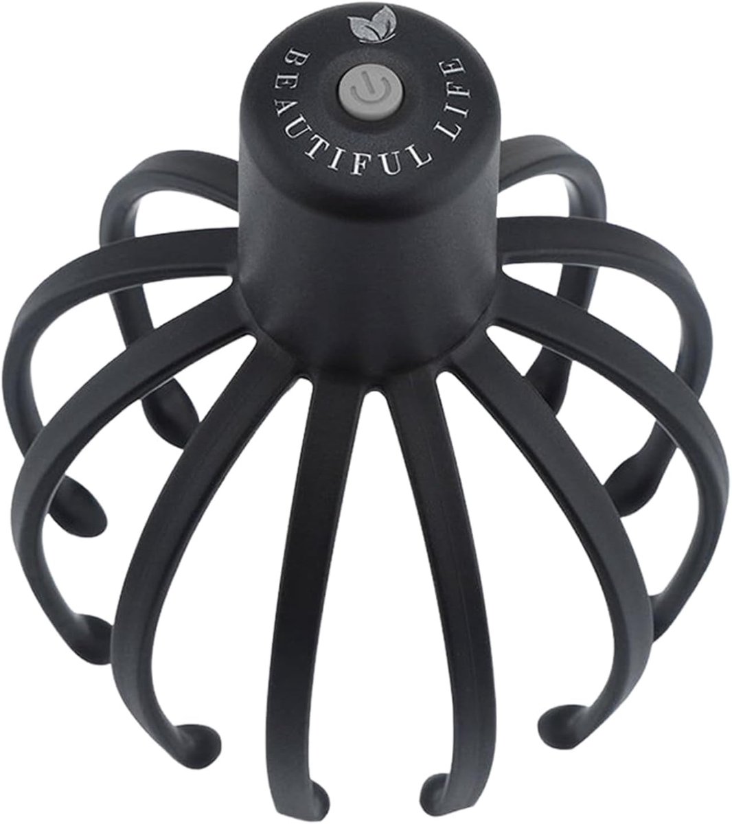 Hoofdhuid Massager - Octopus Tool - Ontspanning Bevorderen - 3 Massage Modes - 19 x 14.5 cm - Wit