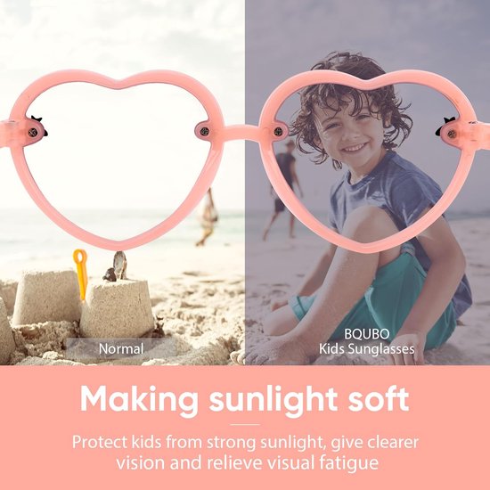 Kinder Zonnebril - Ronde Bloem Bril - Buiten Spelen - Schattig Bloem Design - Kindermaten - Meerdere Kleuren van Kinder — afbeelding 4