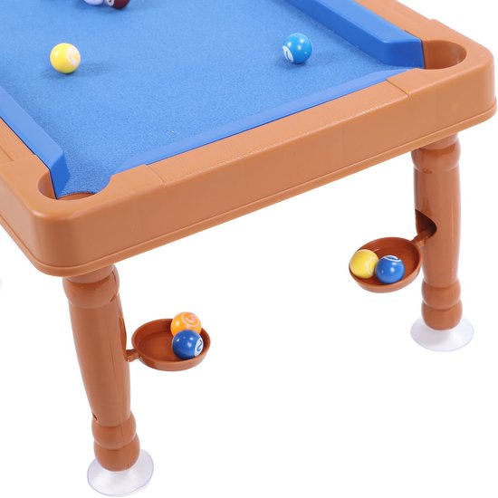 Tafelblad Pooltafel - Mini Biljartspel - Binnen Spelen - Multifunctioneel Ontwerp - 71x31x6 cm - Meerkleurig — afbeelding 4