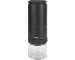 Elektrische Koffiemolen - Draagbare Molen - Koffiebonen Malen - Oplaadbaar Draadloos - 70 x 200 mm - Zwart