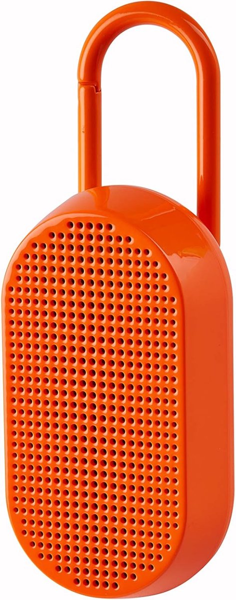 Draagbare Bluetooth Speaker - Compact Geluid - Buitenluisteren - Waterbestendig IPX4 - 5 x 9.7 cm - Oranje