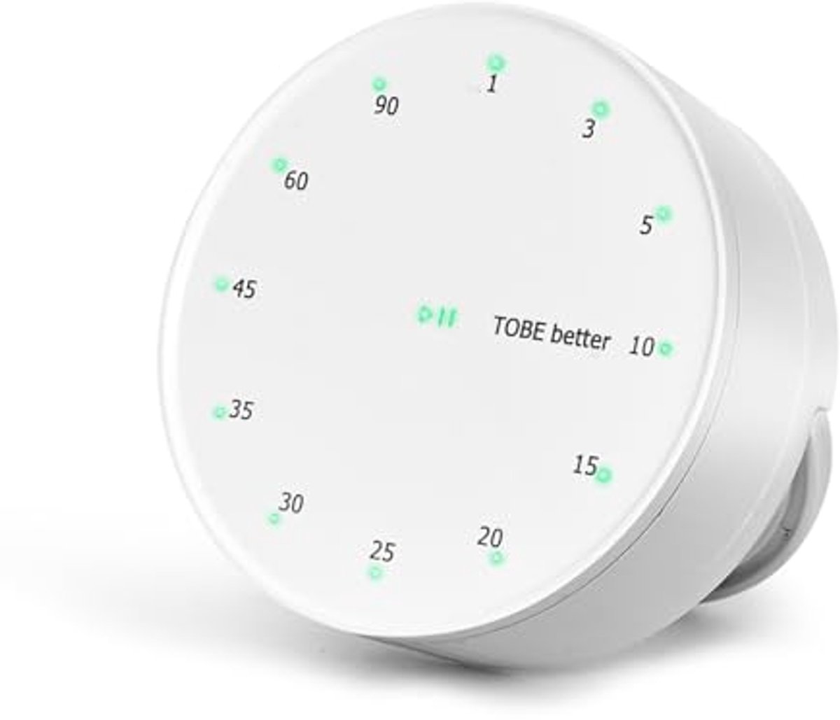 Visuele timer voor kinderen – 90-minuten LED-afteltimer voor klaslokalen, tafelmodel tijdwaarnemer, tijdmanagementklok met stil alarm (school, keuken) – Cadeau-idee voor Kerst & Halloween