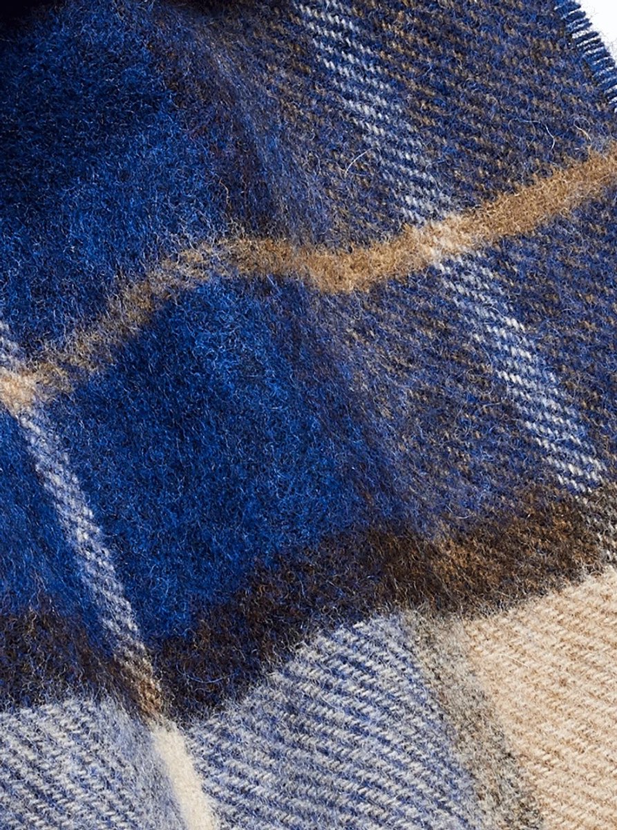 Sjaal Westminster Cobalt - Meriono Lamswol - 25 x 190 - Bronte by Moon Scotland