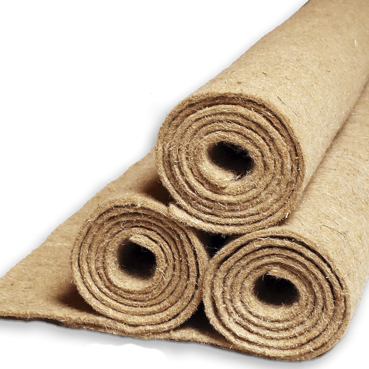 Hennepmat Compostbak - Afdekmat Wormenbak - Composteren Optimaliseren - Voorkomt Fruitvliegjes - 100 x 50 cm - Bruin