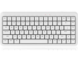 Draadloos Toetsenbord – Compact Mechanisch – Productief Werken – Stille Schaarschakelaars – 84 Toetsen 75% – Wit