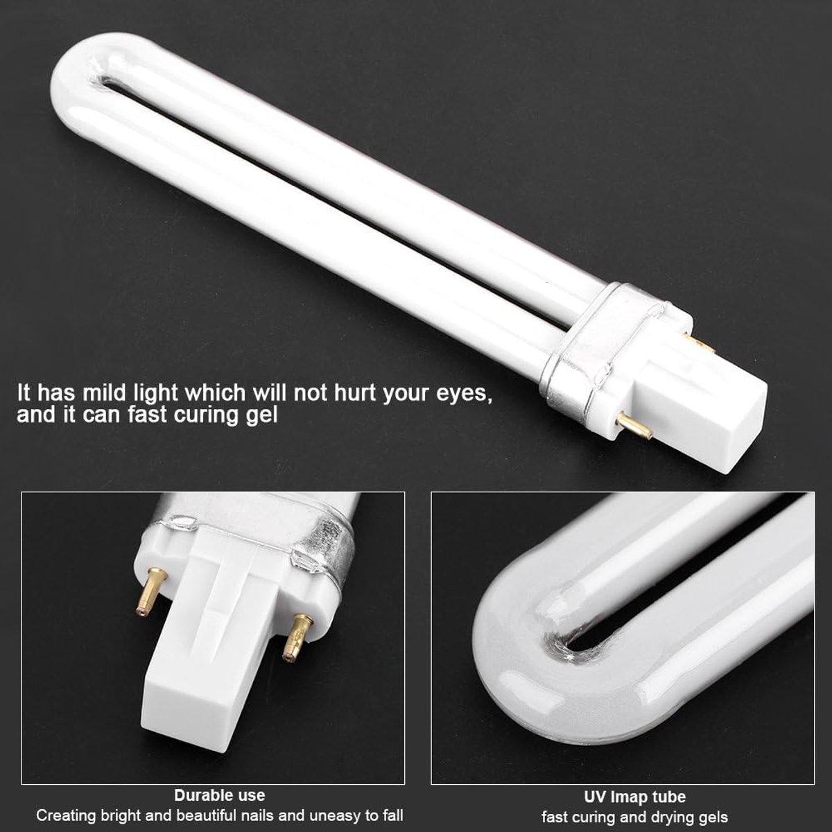 UV Lampen Set - Nagelversteviging Lampen - Gelnagels Uitharden - Set van 4 stuks - 9 Watt - Wit