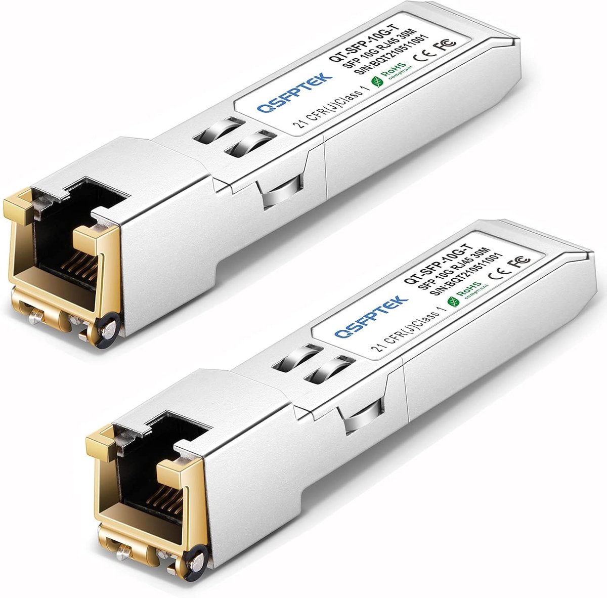 Netwerk Module - Koperen Zendontvanger - Snelle Dataoverdracht - 10Gbps Snelheid - 30 Meter Bereik